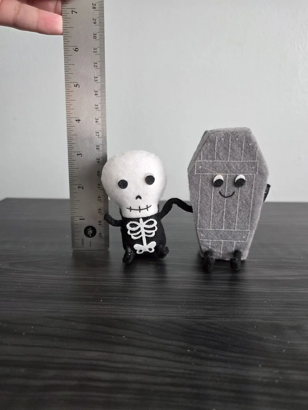 Halloween Skeleton and Coffin Decor